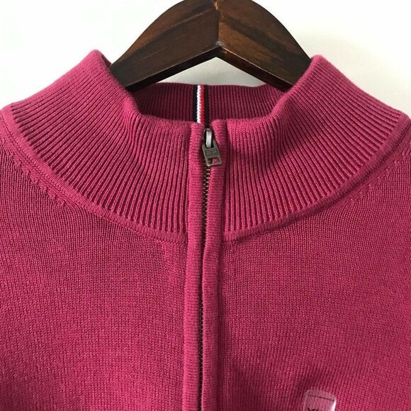 Tommy Hilfiger Long Sleeve Full Zip Turtleneck Cotton Cardigan Mens XXL … - Picture 7 of 11